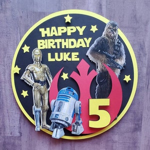 Décoration pour gâteau inspirée de Star Wars !