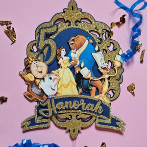Belle cake topper/ Beauty and the Beast cake topper/ Princess