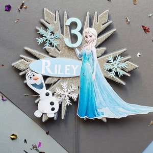 Frozen cake topper/ Elsa cake topper/ Frozen