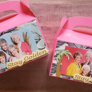 Custom Golden Girls favor boxes!