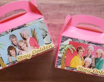 Custom Golden Girls favor boxes!