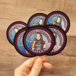 Descendants inspired cupcake picks!