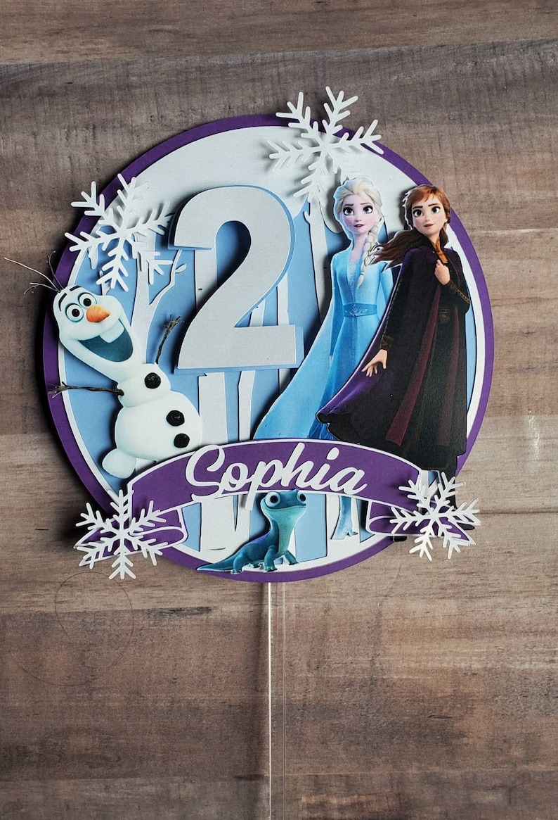 Frozen 2 Themed Cake Topper Etsy Australia
