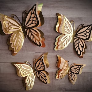 3D Butterfly cutouts (ONE DOZEN)
