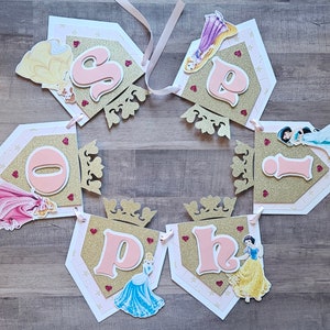 Princess Birthday Banner