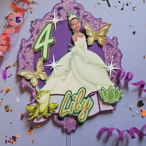 Princess Tiana/ Princess and the Frog cake topper