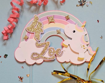 Unicorn cake topper!