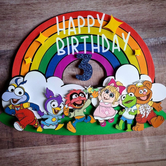 New Muppets Cupcake Rings Miss Piggy and Kermit One Dozen