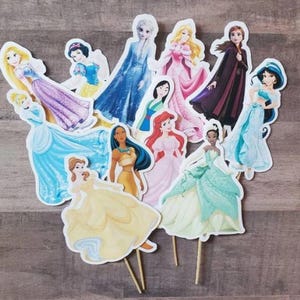 Princess cupcake toppers!
