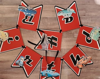 Cars inspired Birthday banner!