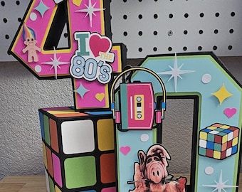 80's party decoration bundle