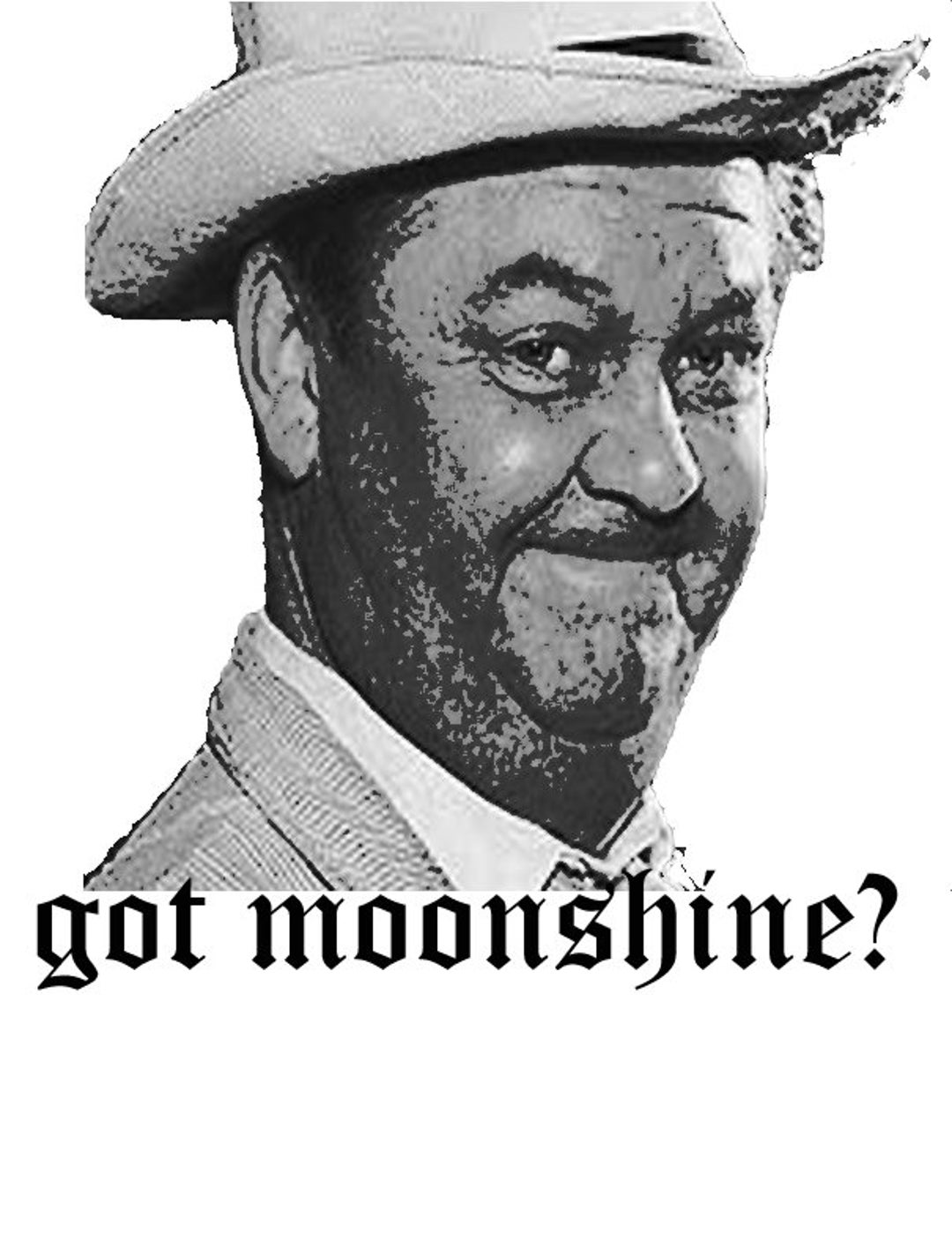 Andy Griffith Otis Campbell Got Moonshine? T-shirt - Etsy