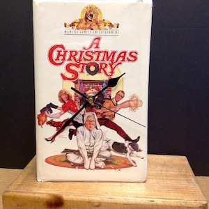 A Christmas Story VHS cover clock