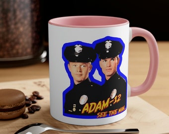 ADAM-12 See the Man Accent Coffee Mug, 11oz