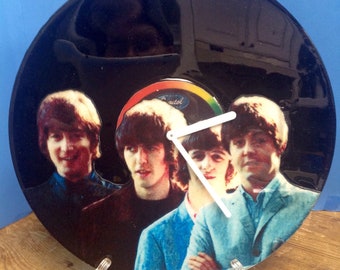 Beatles Resin Finished Album Rock Clock