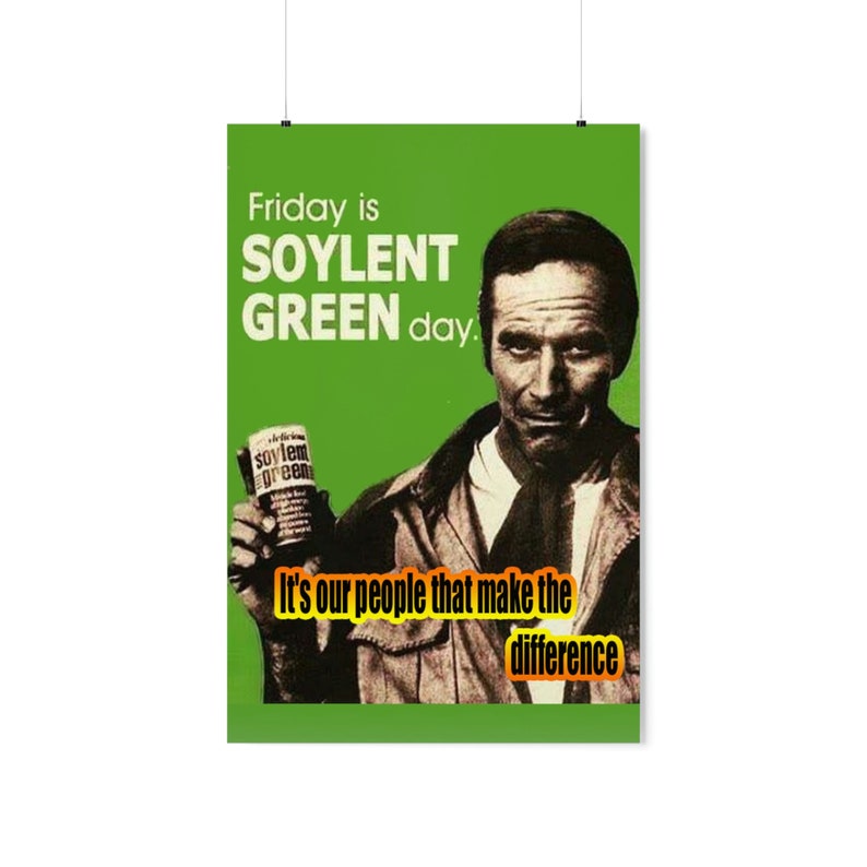 Soylent Green Premium Matte 24x36 Poster Etsy