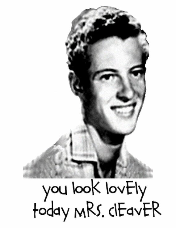 Eddie Haskell Leave It To Beavert-shirt - Etsy