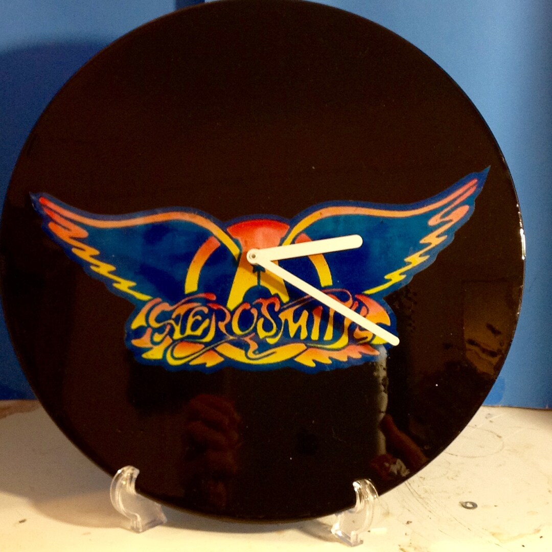 ARROWSMITH Resin Finished Album Rock Clock - Etsy
