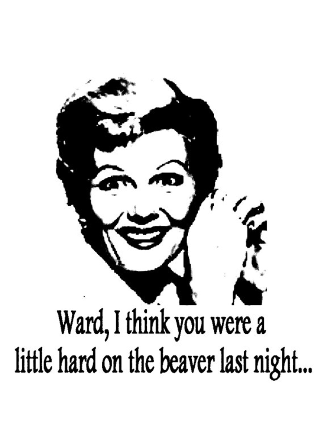 June Cleaver Leave It to Beaver Tshirt Etsy