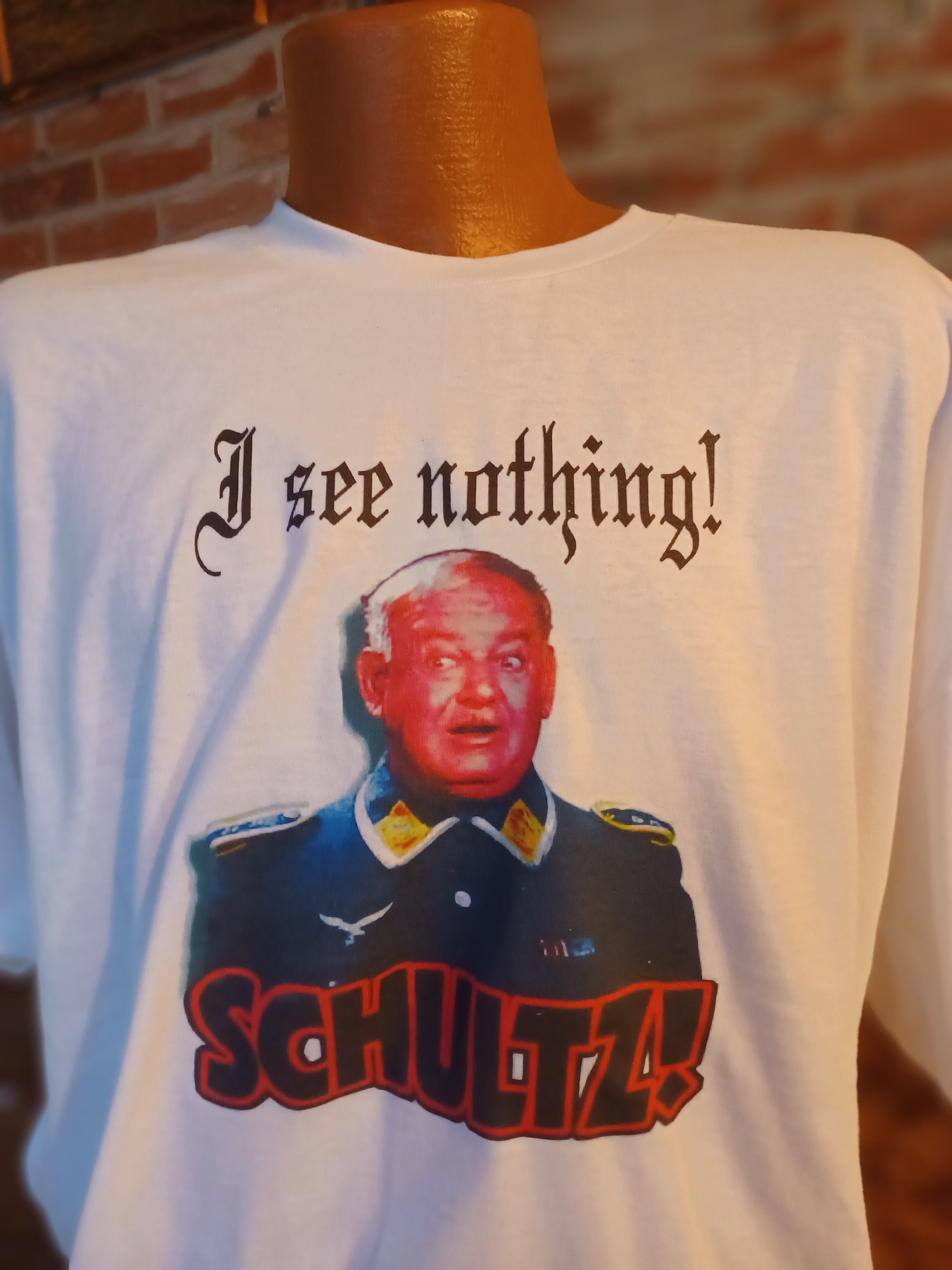 Hogans Heroes Sgt. Schultz I See Nothing! T-shirt - Etsy