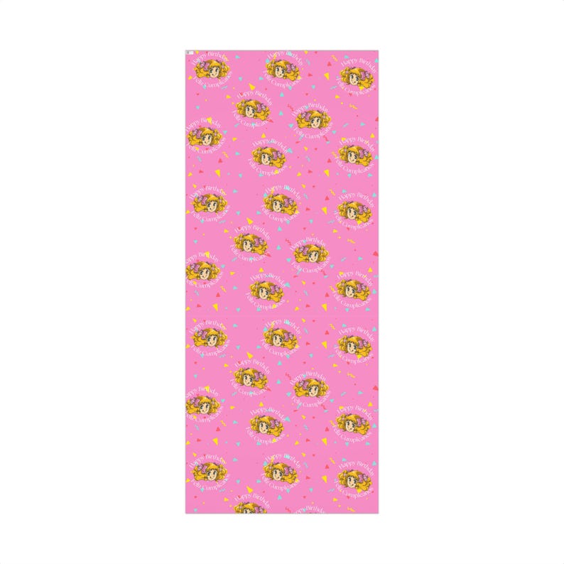 Candy Candy Anime Wrapping Paper, Candy y Terry Papel Para Regalos, Cartoon Birthday Gift Wrap, Cumpleanos Papel de Anime imagen 2
