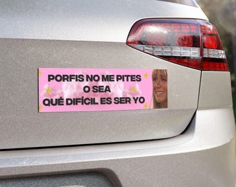 Imán para coche RBD: Imán para parachoques de la serie de televisión Rebelde Y2K