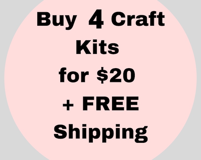 Kids Craft Kits, Craft Kits, DIY Projects for Kids, Magic Wand, Butterfly, Fish, Paper Crafts, Kits, FREE Shipping