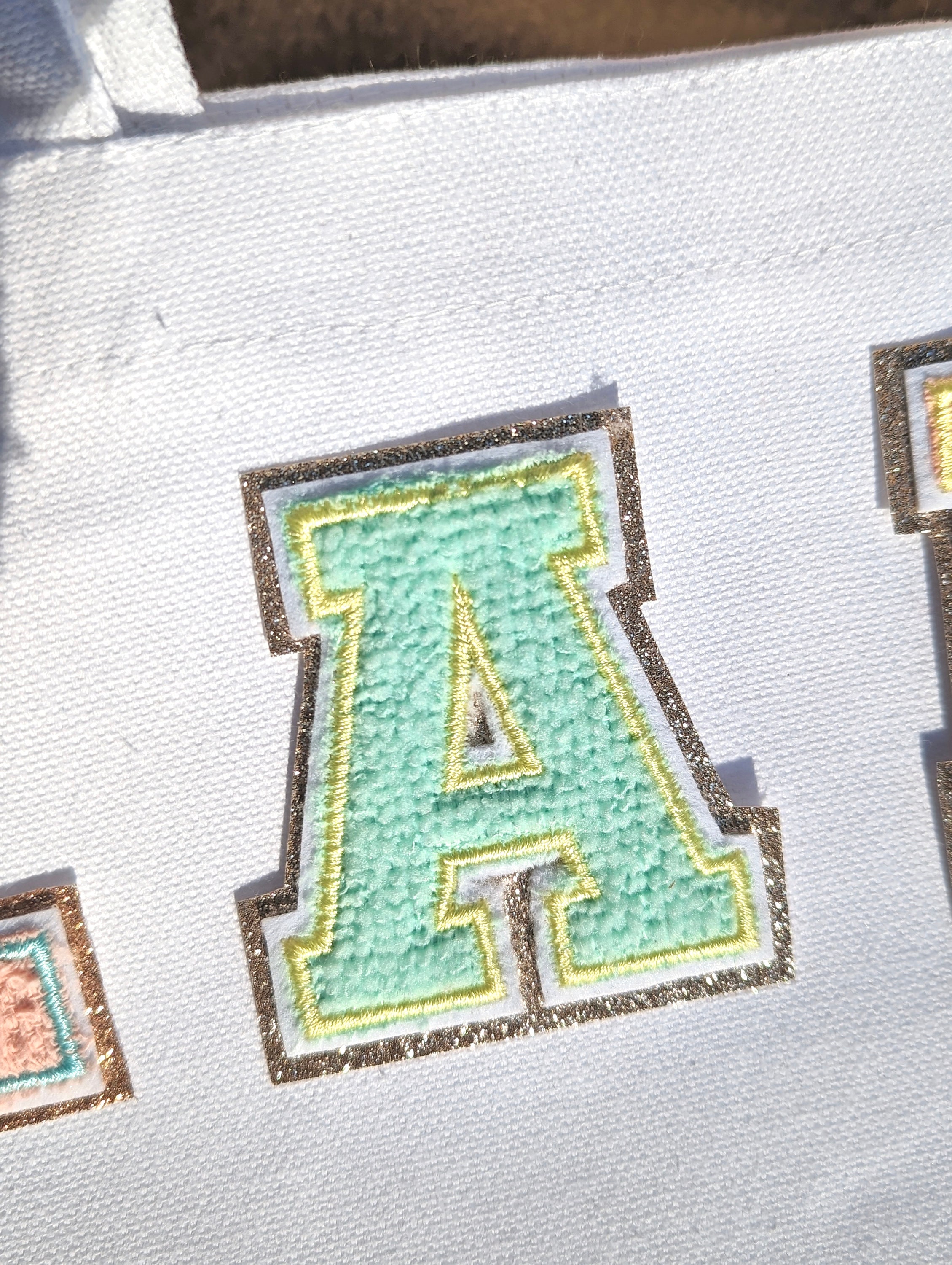 LP001 26 Pieces Iron-on Chenille Varsity Letter Patches