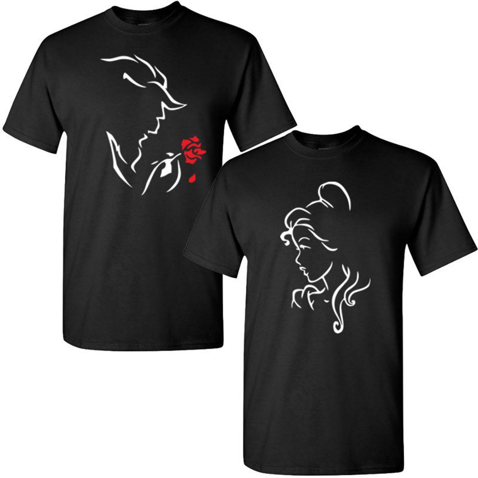 Her Beast His Beauty T-shirts | Etsy