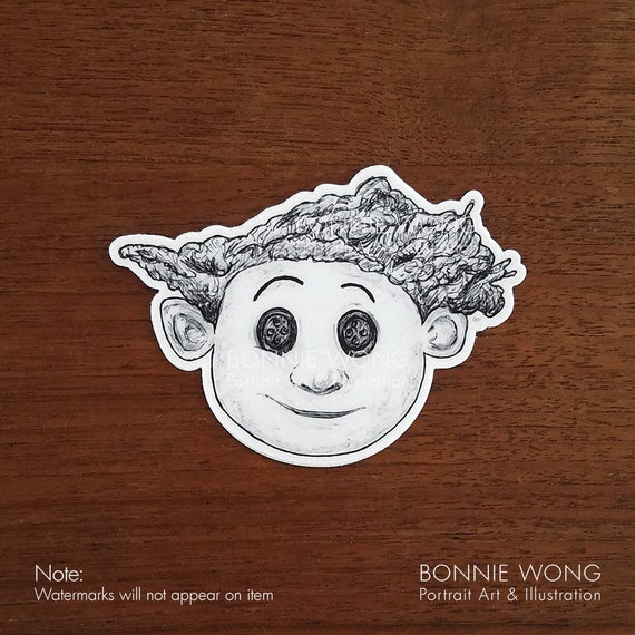 Other Wybie Sticker From Coraline Cute Art Sticker Etsy