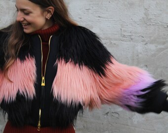 shaggy oversized jacket