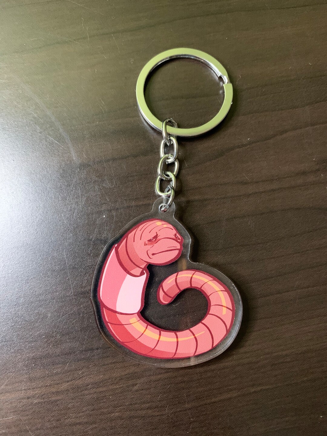 Vinesauce Meat Worm Meme Acrylic Keychain Etsy