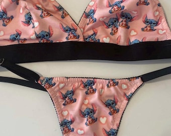 Set sportivo STITCH WITH PIZZA lingerie