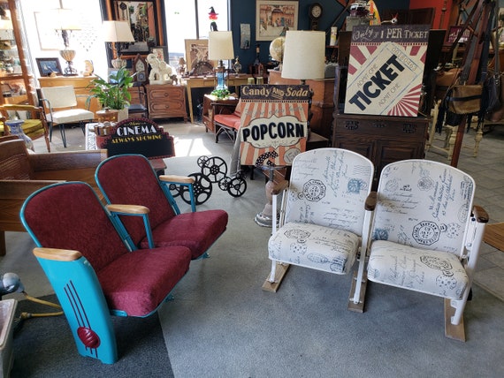 Art deco theater seats sales
