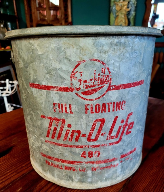 Bait Bucket Min-O-Life Galvanized #480