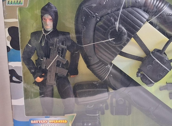 Power Team Elite-World Peacekeepers-Navy Seal Playset-12"/30cm Poseable Action Figure-Battery Operated Motor-Multiple Accessories