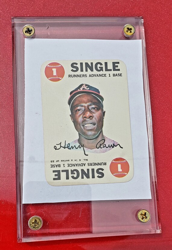 Henry "Hank" Aaron 1968 Topps Baseball game card