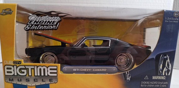 JADA-Big Time Muscle-1971 Chevrolet Camaro-1/24 Scale-Custom Interior & Engine