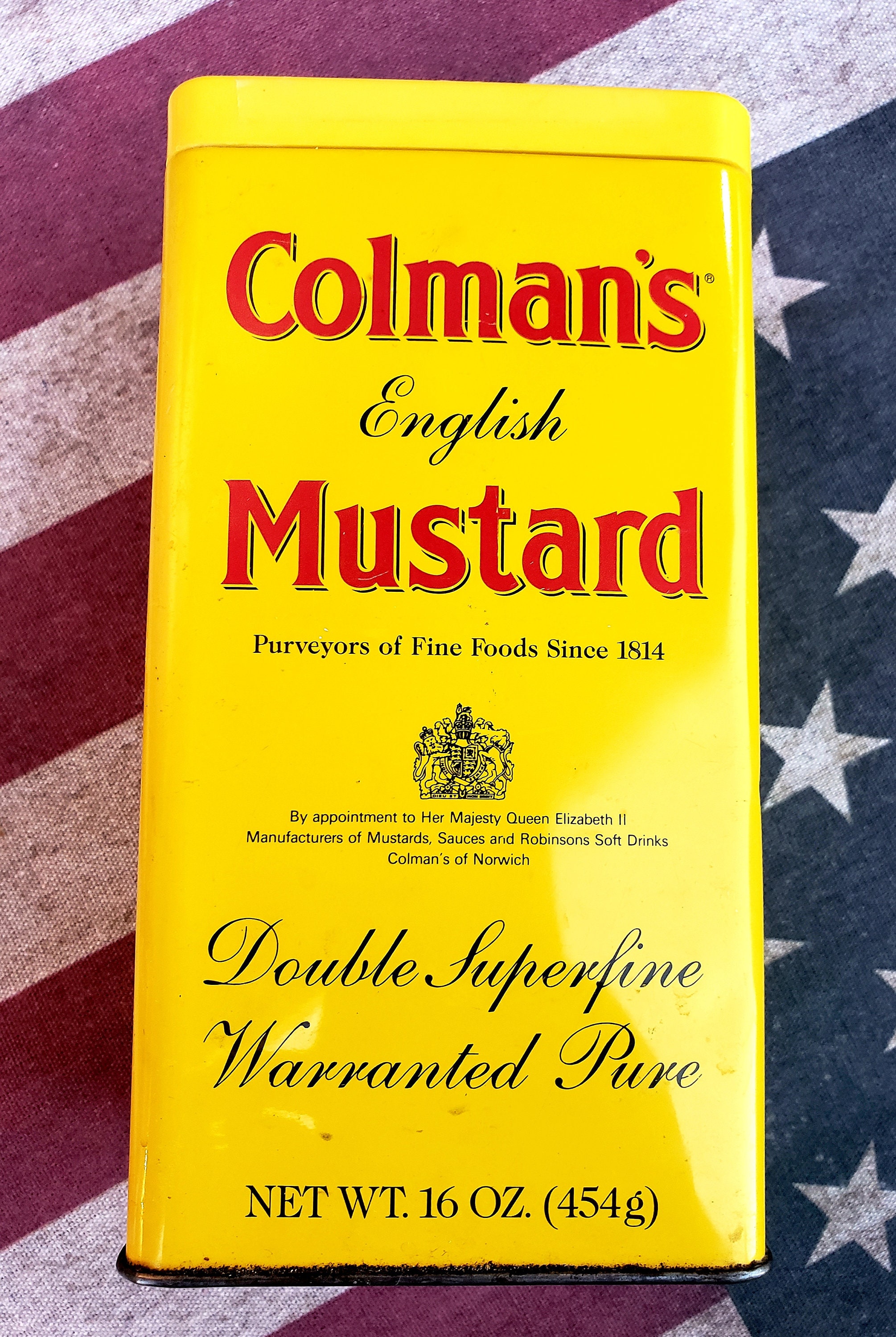 Coleman's English Mustard Tin. Etsy