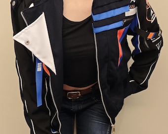 Veste Caleb DAA (version bleue), veste boyfriend, costumes, vintage