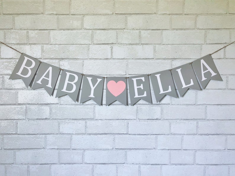 Baby Name Banner Custom Baby Bunting Baby Announcement Baby | Etsy