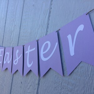 Happy Easter Banner, Easter Bunny Banner, Easter Decor, Spring Decor image 3