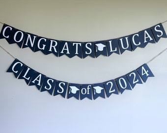 Custom Graduation Banner, Graduation Banner, Class of 2024 Banner, Graduation Party Banner, Graduation Party Decor