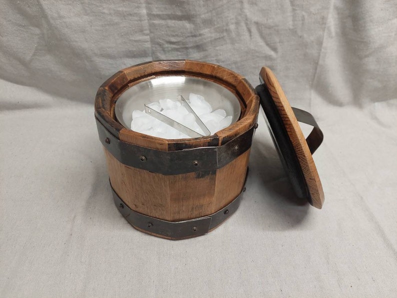 Ice bucket, bourbon barrel ice bucket image 2