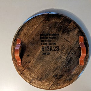 Bourbon barrel tray