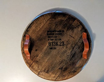 Bourbon barrel tray