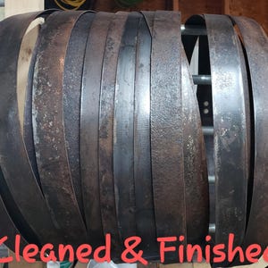 Bourbon Barrel Metal Ring: Rustic Decor Band, Craft Supply (22-25 inch Diameter bild 5