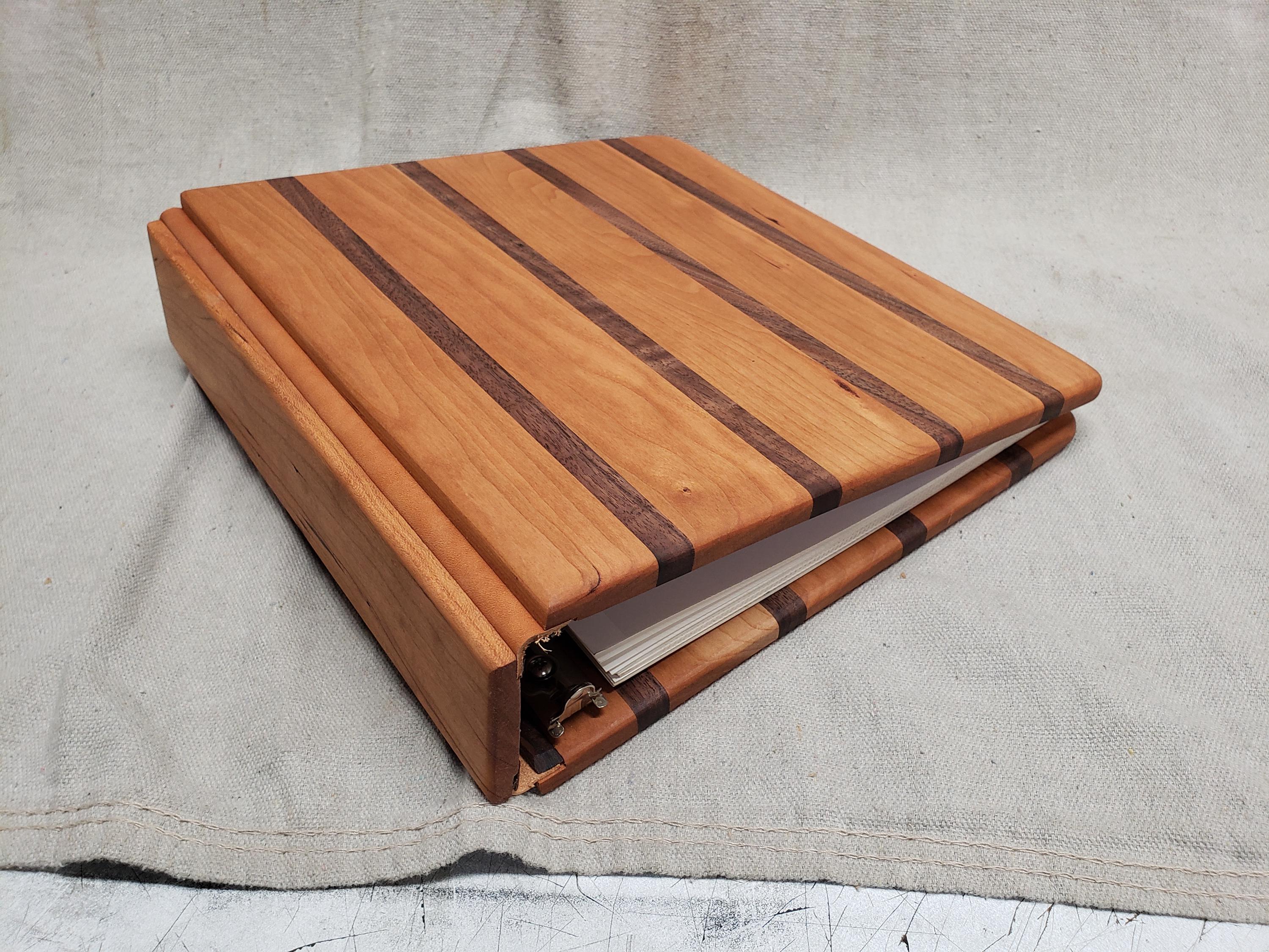 Walnut & Cherry Pinstripe Photo Album