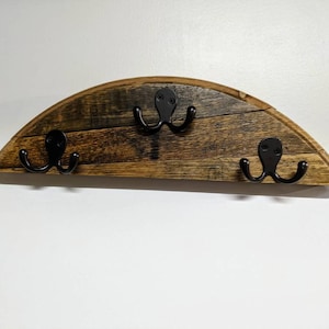 6 hook coat rack, key hooks