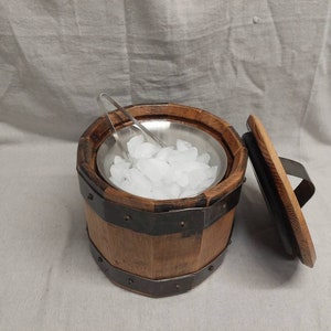 Ice bucket, bourbon barrel ice bucket image 3